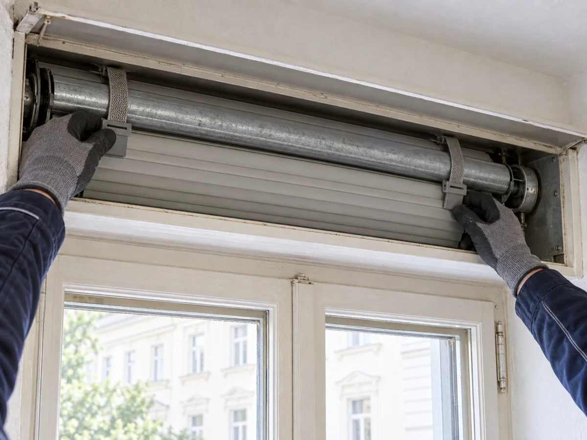 Prüfung der Mechanik eines bestehenden Rollladens